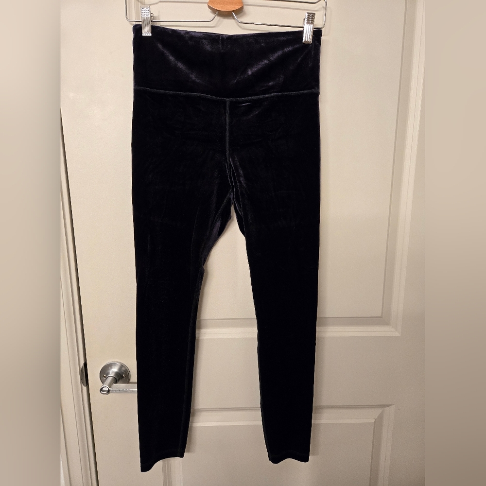 Athleta Velvet Leggings - Black